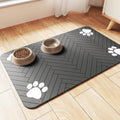 Pet Placemat Quick Dry Waterproof Floor Mats for Dog Feeder Bowl Pad No Stains Non-Slip Cat Dog Winter Drinking Feeding Placemat