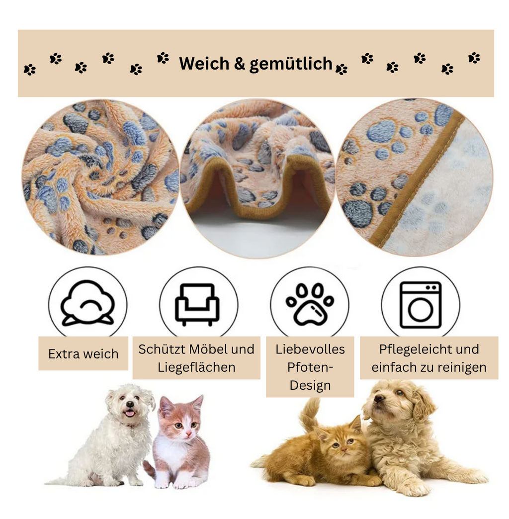 Kuscheldecke für Hunde und Katzen