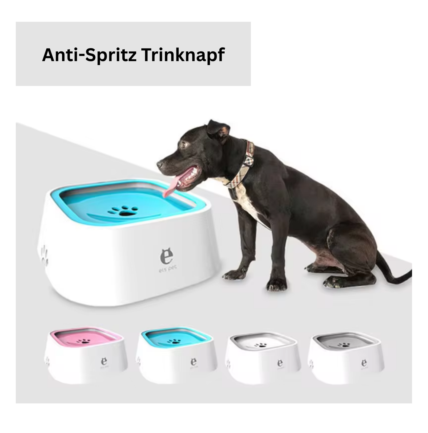 Anti-Spritz Trinknapf für Hunde und Katzen