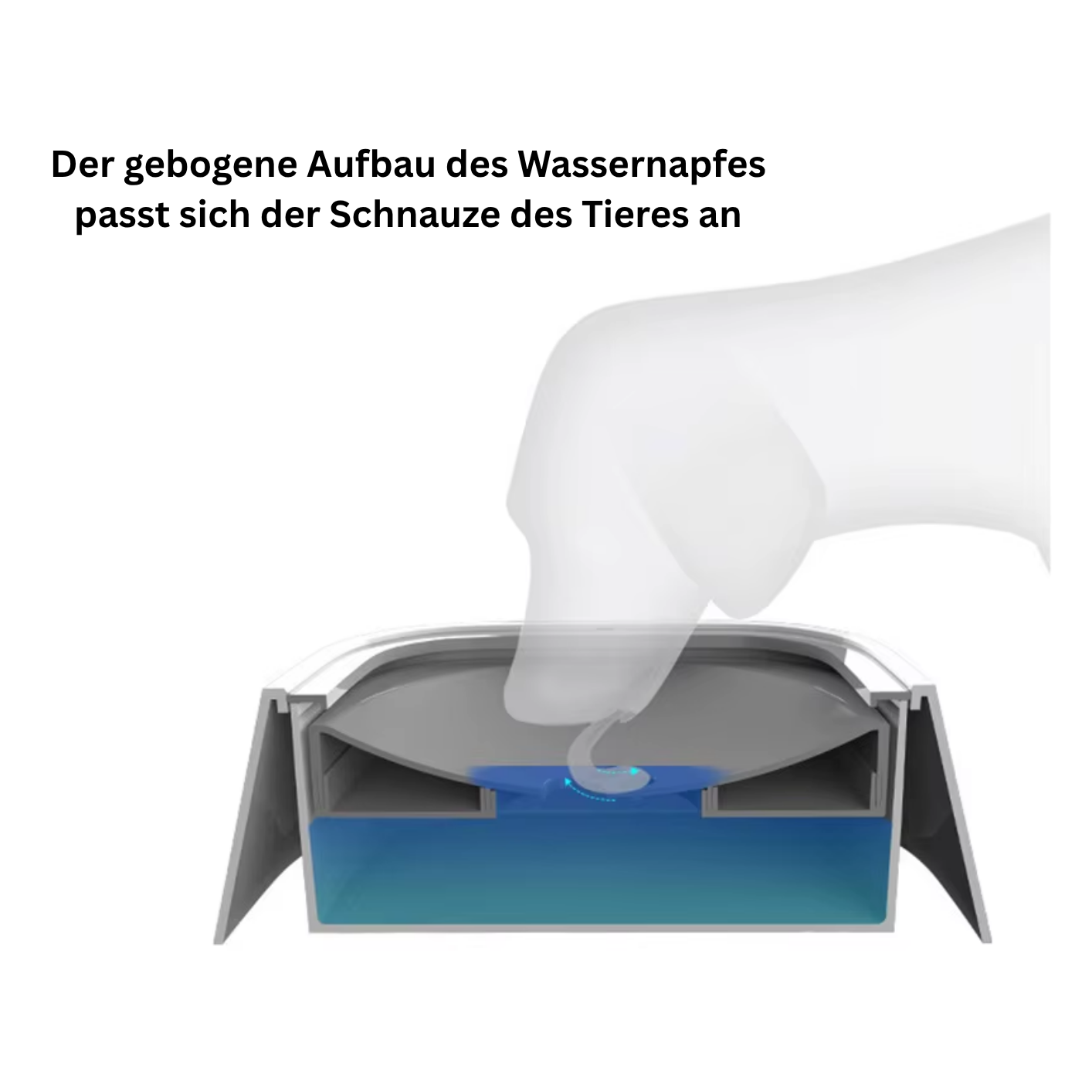 Anti-Spritz Trinknapf für Hunde und Katzen